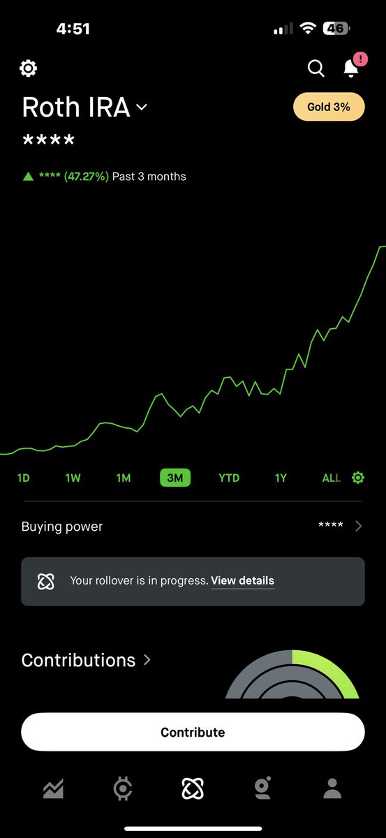 Silent_Arch0's tweet photo. Been building a Roth IRA and sharing all the move I make in advance on my private snap… had a decent quarter

47% across 13 thesis driven assets.  No leverage. No options. No insider info.  Purely buying and selling.   
A bunch of the people following it suggested I share.  #stocks #investing
Smr was sold a few weeks ago at 160% profit. This new gain is post I inital reentry. Even Ampx was cut and reentered lower at an inital 27% gain 
 Have been tracking these narratives since April.