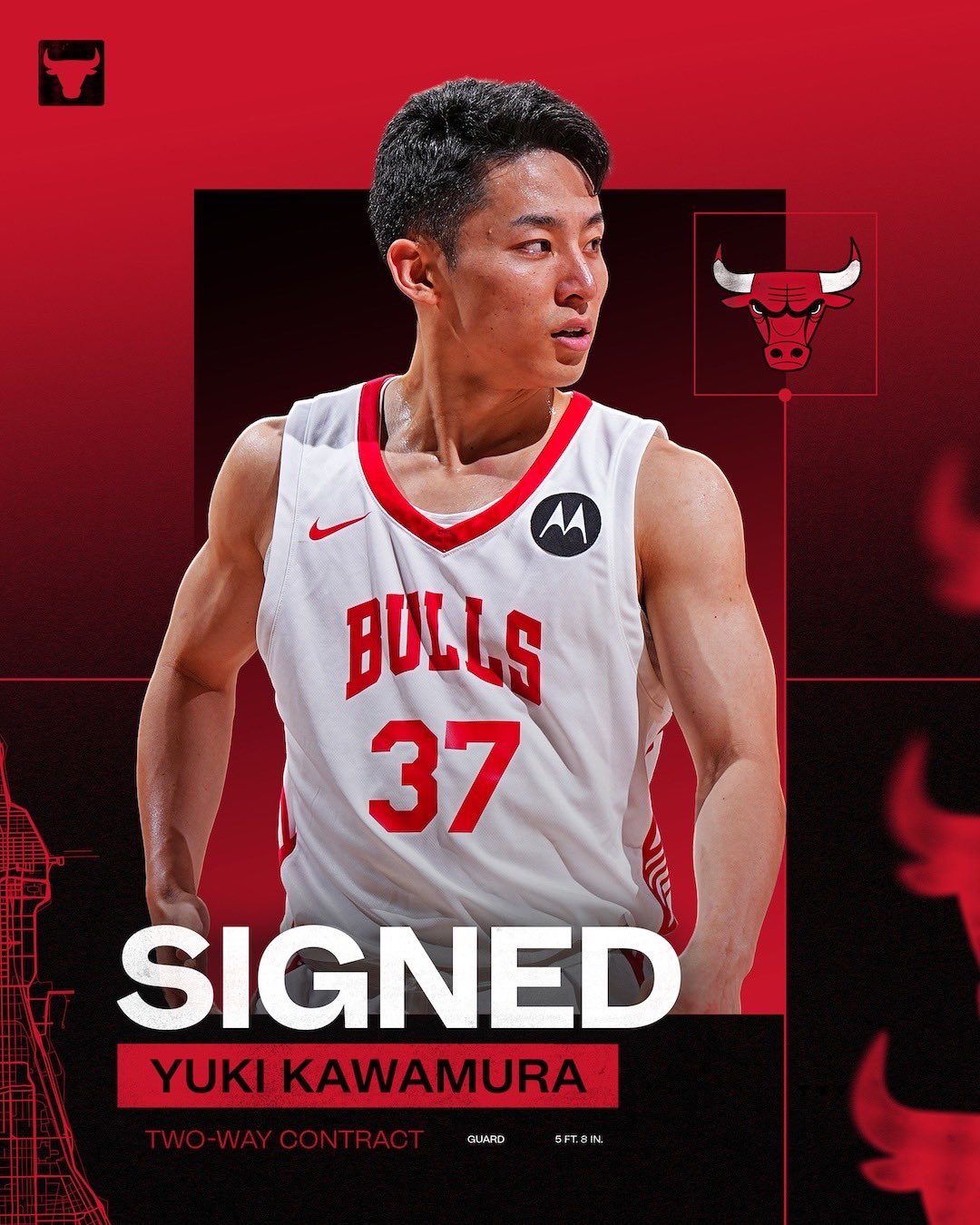 シカゴ・ブルズ　アディダス　パーカー　河村勇輝　③ NBA - 河村勇輝がシカゴ・ブルズでNBA 2K26 SUMMER LEAGUE 2025