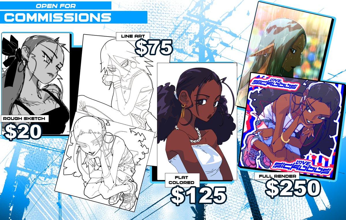 saredd99's tweet image. Opening up shop! More and options below🔽
If you're interested check out my Ko-Fi page for discounts or DM me directly