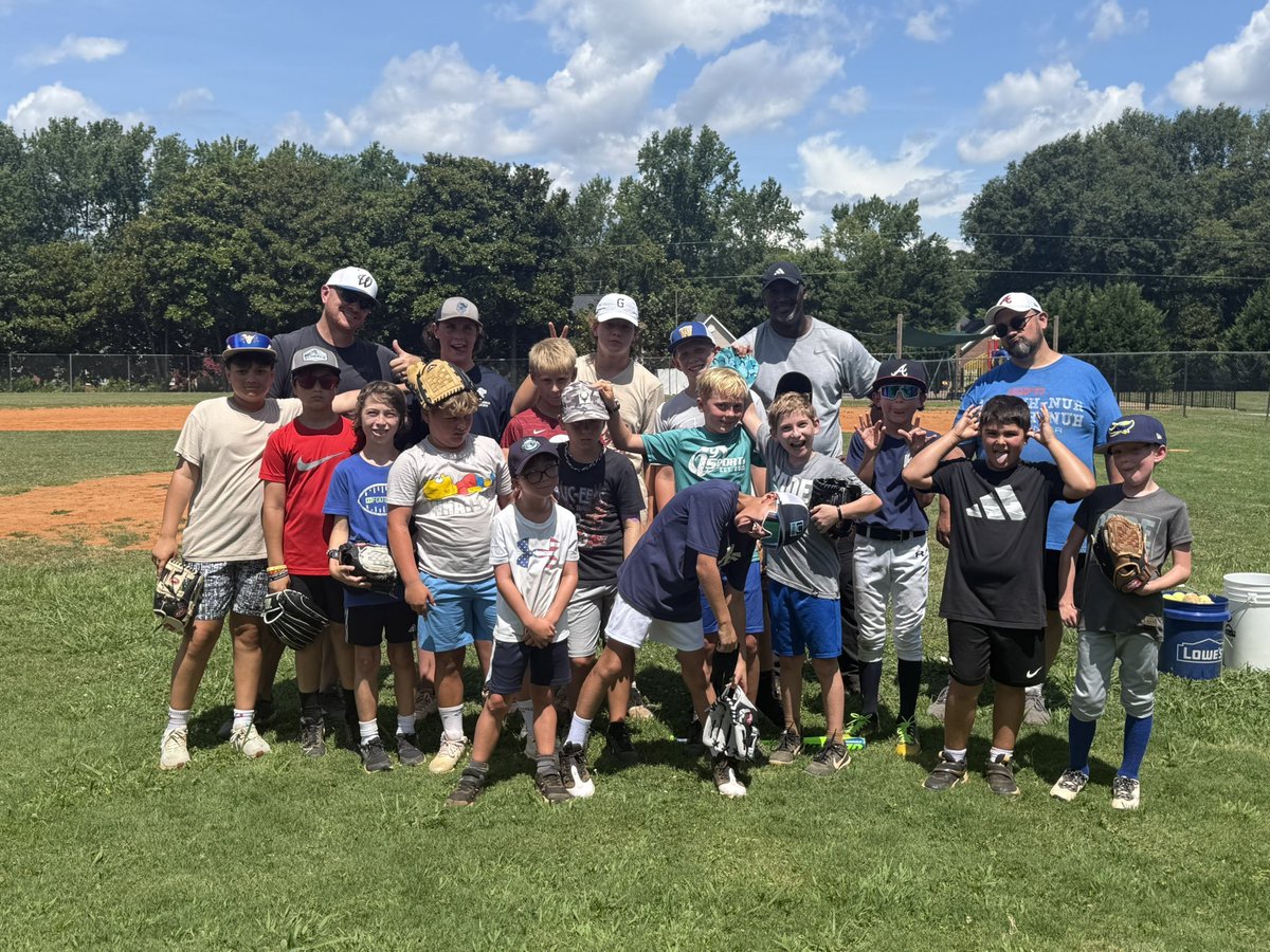 That’s a Wrap!  A huge thank you to all the parents for trusting us with your kids and letting them be a part of the baseball clinics this summer! And an even bigger shoutout to our incredible coaches who volunteered their time.  Until next time… keep swinging!