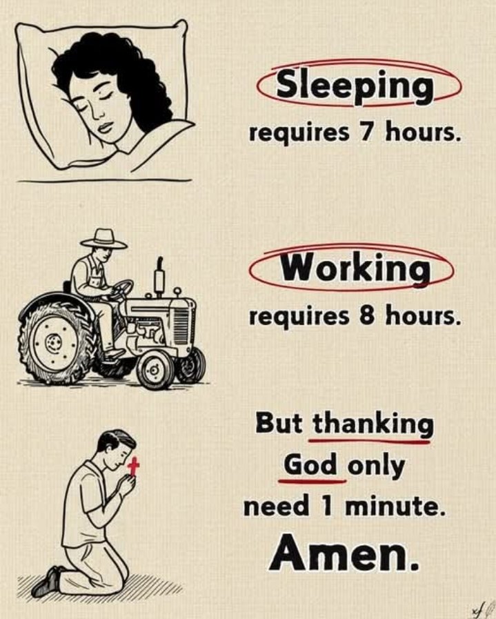 If you have one minute to thank God, type, 'God bless me!'