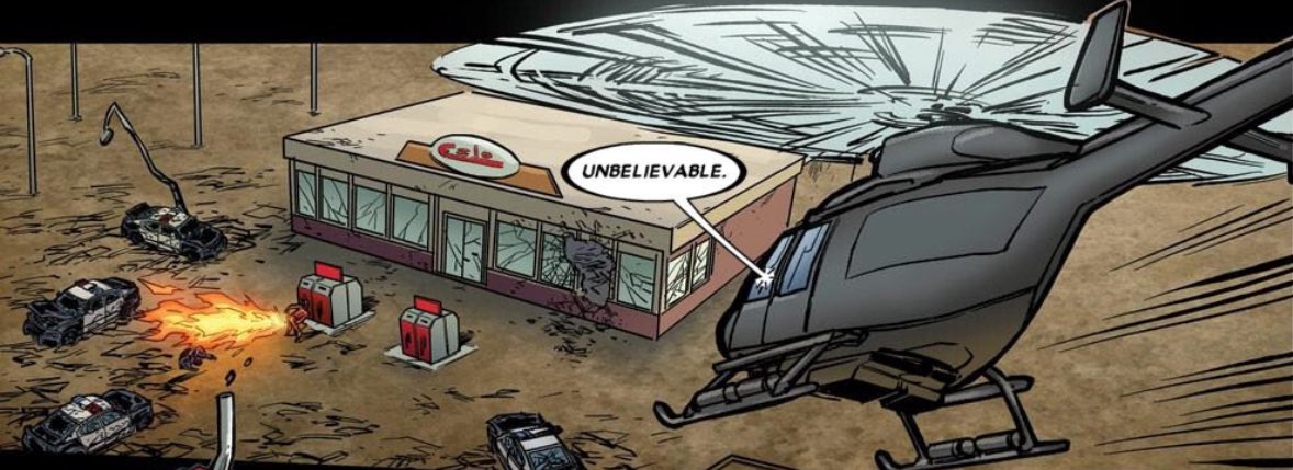 Merc_WithnoTaco's tweet photo. @Merc_WithaTaco *Evil-D returns in an armed chopper*

“LET THE AGE OF EVIL-D BEGIN!” 

*The helicopter fires multiple missiles at Wade* https://t.co/0zuM2ObTsO