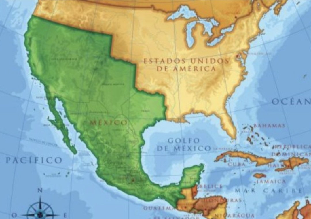 DracoMack's tweet photo. @elchicanomarine Wouldn't it be GRAND if these mfkas could actually comprehend that almost half of America, land wise, actually IS Mexico! 😆

#MakeAmericaMexicoAgain! 🇲🇽 https://t.co/d8clWZurRB