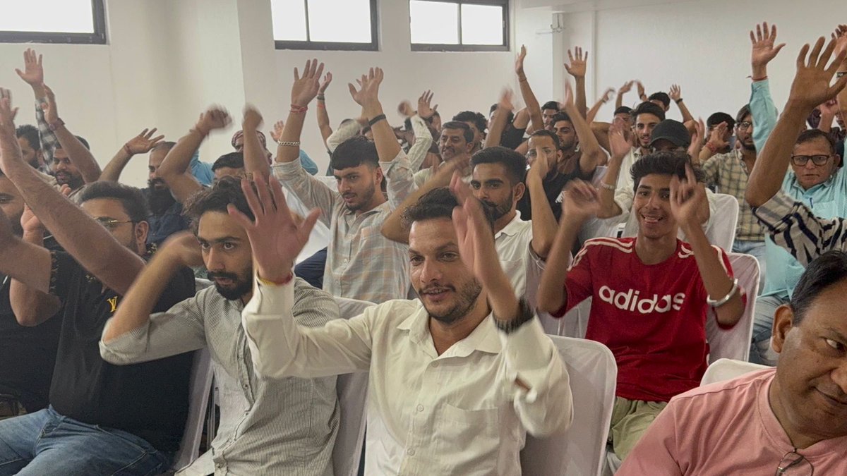 A grand Youth Convention was successfully organised today at the District Headquarters of the Jammu &amp; Kashmir National Conference in Udhampur, drawing enthusiastic participation from hundreds of young supporters across the district. The event was held under the leadership of