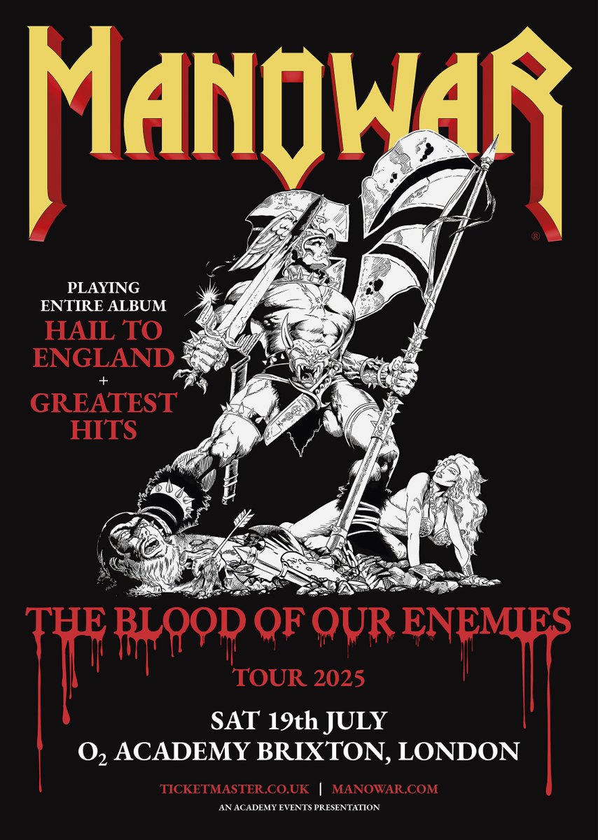 O2AcademyBrix's tweet image. Coming to @MANOWAR tonight?

Doors 7pm - get down in good time 🌟

All individuals must have their own O2 Academy Brixton ticket. 

𝗢𝗻𝗲 𝘁𝗶𝗰𝗸𝗲𝘁 𝗽𝗲𝗿 𝗱𝗲𝘃𝗶𝗰𝗲, &apos;𝘩𝘰𝘸 𝘵𝘰&apos; transfer details in your @ticketmasteruk email.