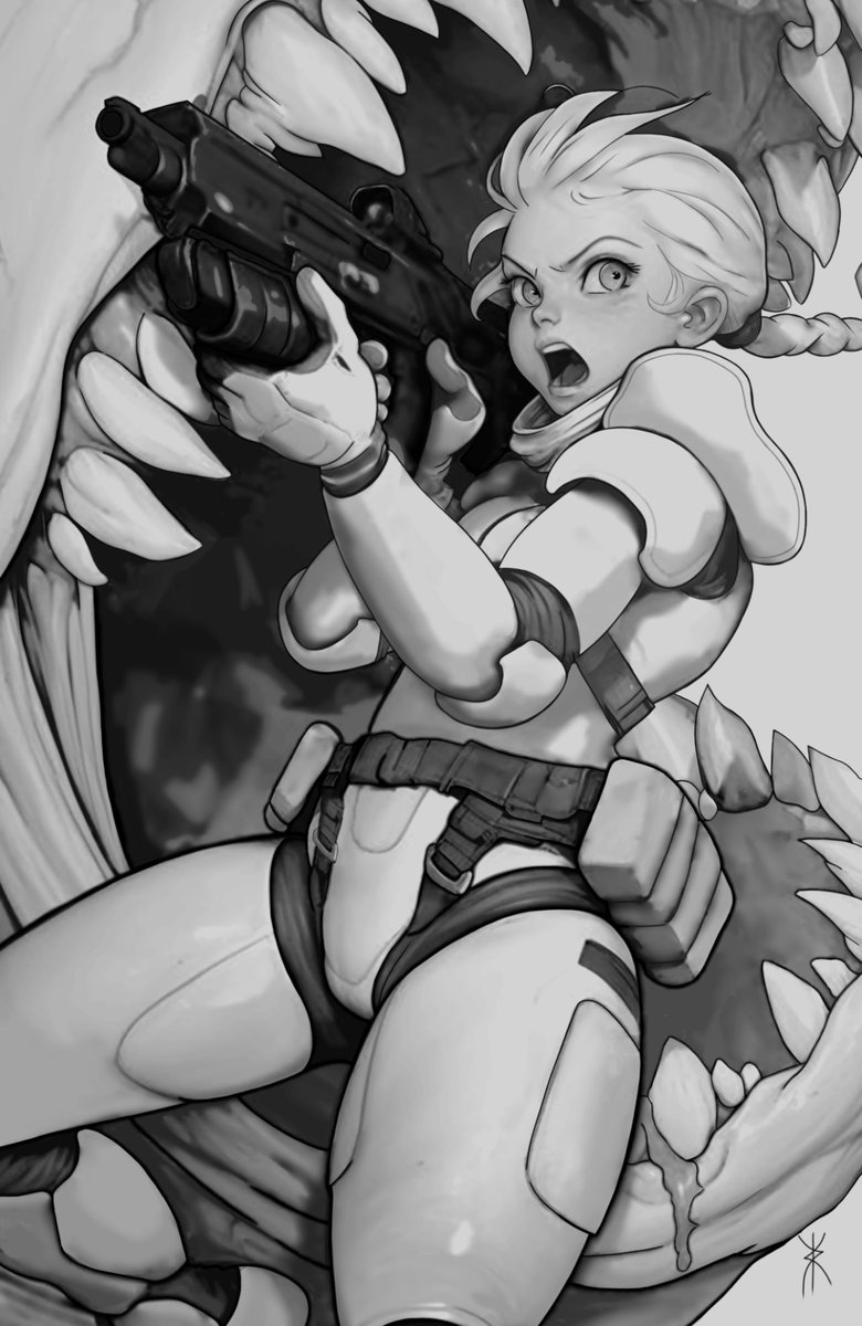 ceejthehudson's tweet image. Not done yet 🤙
Hunters of the Outer Realm will return 👀
Art by Kiss Kiss