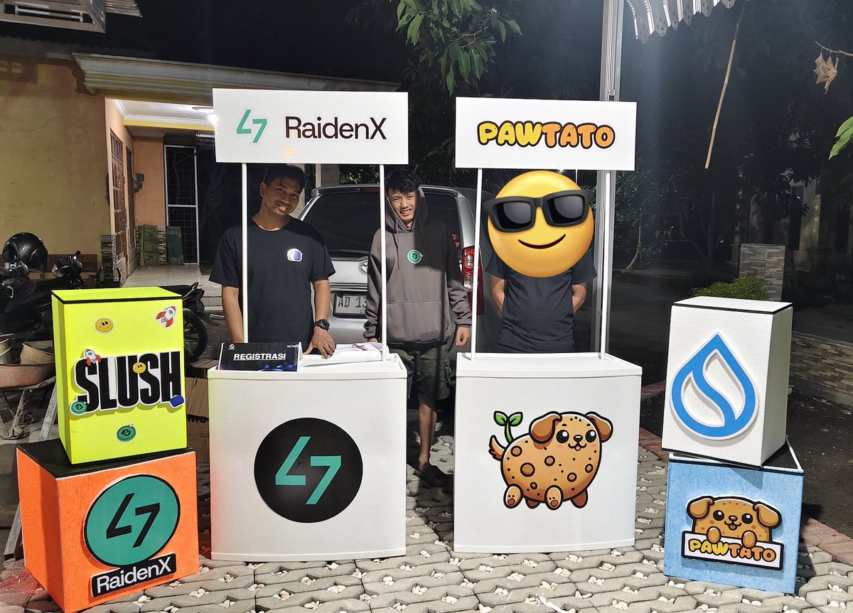 richie_binance's tweet photo. Thanks for my Sponsors event, see you tomorrow ๐ฅฐ
#Sui #raidenx #pawtato #slush https://t.co/r3Vh1lRXVS