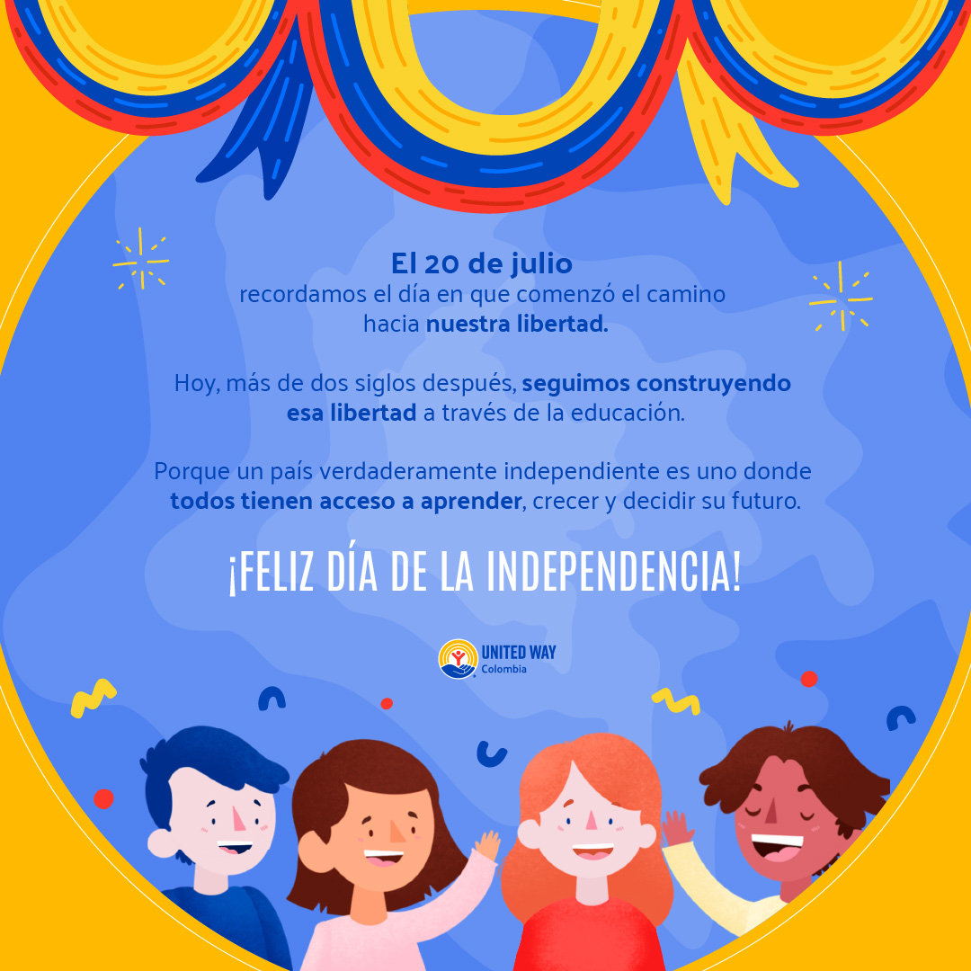 Hoy celebramos nuestra independencia. Y seguimos construyéndola con educación. Porque la libertad real empieza cuando todos tienen acceso a aprender y decidir su futuro.

¡Feliz día de la independencia!
