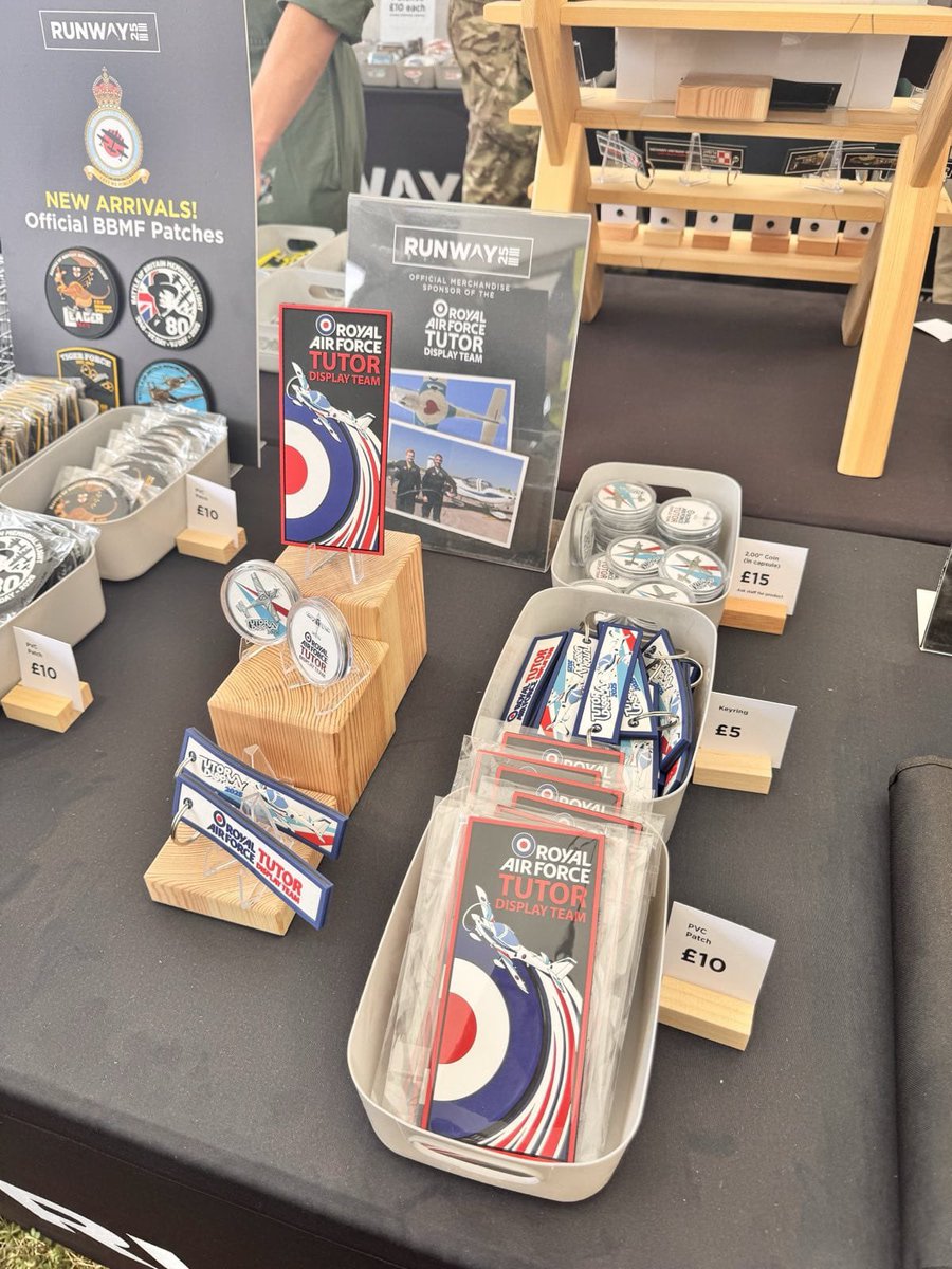 Nothing beats Tutor Display Merch and right now you can buy all of these products at RIAT <a href="/runway25shop/">Runway25</a> ✈️✈️