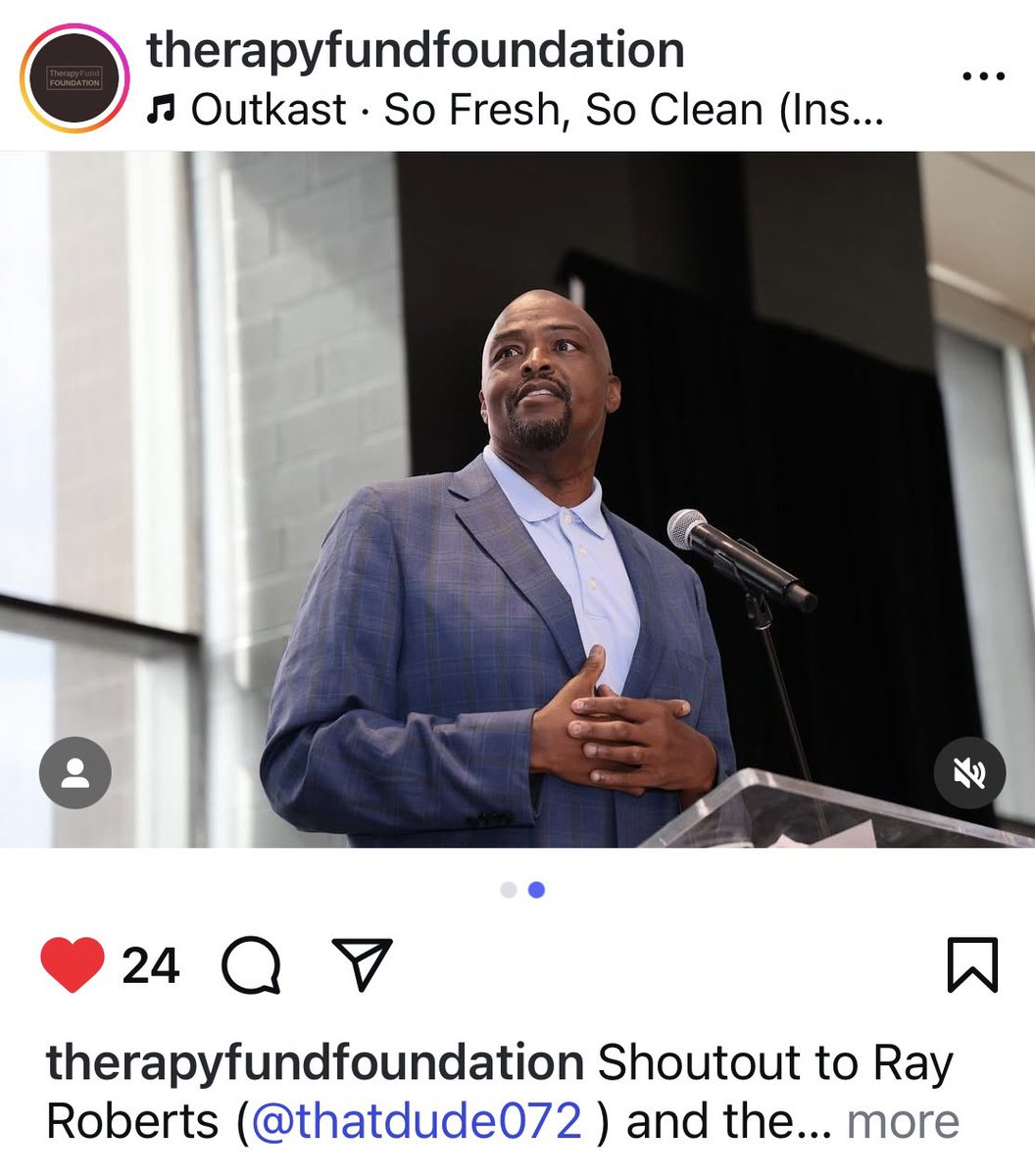 Ray Roberts (@bigrayroberts) on Twitter photo #BigRaysGarageGrind “Giving Edition” On behalf of the <a href="/Seahawks/">Seattle Seahawks</a>, I was honored to bless the amazing <a href="/Therapywithash/">Ashley McGirt</a> and The Therapy Fund Foundation with $10k to support their practice of providing free therapy sessions. therapyfundfoundation.org
#MentalHealthMatters #ForThePeople #BigRaysGarageGrind “Giving Edition” On behalf of the <a href="/Seahawks/">Seattle Seahawks</a>, I was honored to bless the amazing <a href="/Therapywithash/">Ashley McGirt</a> and The Therapy Fund Foundation with $10k to support their practice of providing free therapy sessions. therapyfundfoundation.org
#MentalHealthMatters #ForThePeople