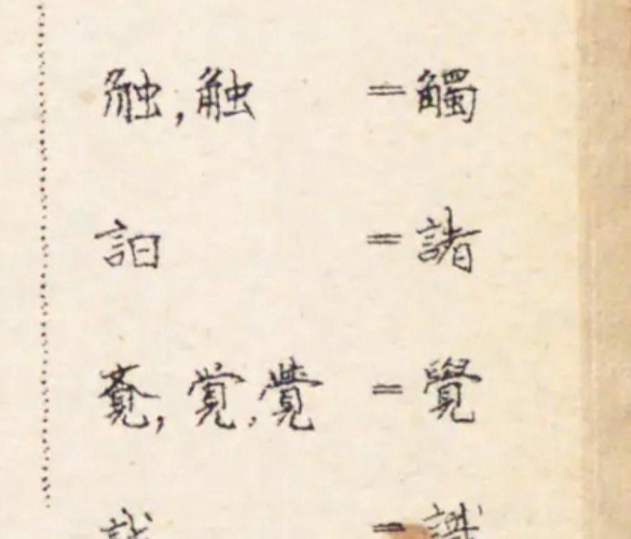 この「諸」の略字見たことないと思ったけれど、このポストで発見..！