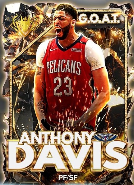 Too big to miss, Anthony Davis is EVERYWHERE. Use code for one G.O.A.T card until Monday only. 

Redeem in-game for NBA 2K Myteam Conquers pack, Redeem at nbalockercodes.website/conquerors/ 

Retweet and follow us.