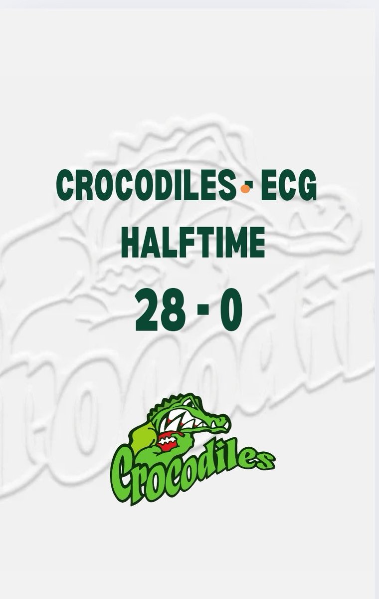 🐊🏈 HALFTIME ALERT! 🏈🐊LFG.... The Crocodiles are DOMINATING ECG with a commanding 28-0 lead! 🔥 The defense is a brick wall, and the offense is unstoppable. Can ECG mount a comeback, or will the Crocs keep chomping? 🐊💪 #Crocodiles #ECG #GameOn #seinäjoki #vihreeiskee