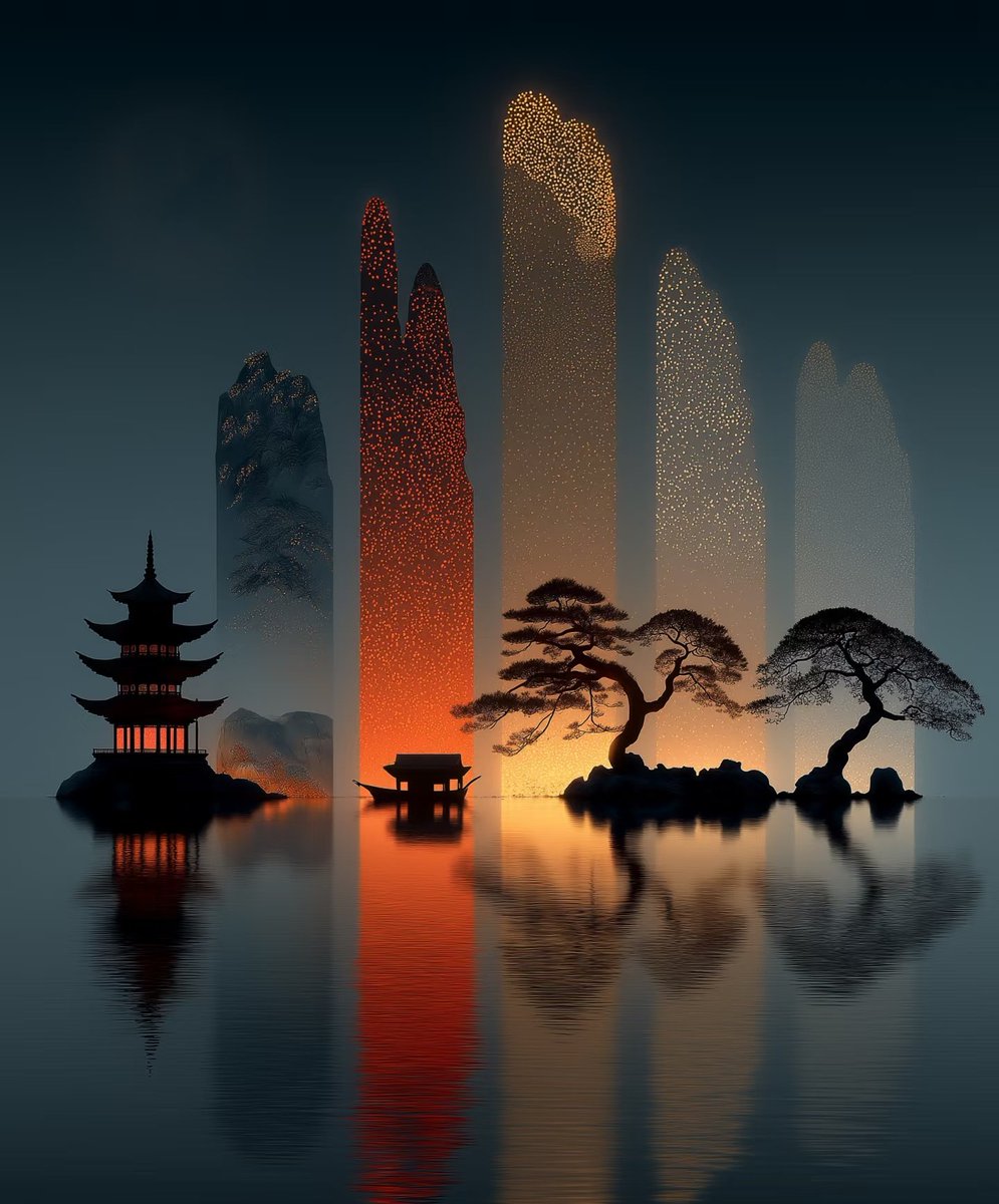 七弦应声俱断，江夜不复此声。
执琴者，了无念。
拾掇长剑浪迭起，斩劈鸿蒙道原初，
万径踪灭，云冀方生。