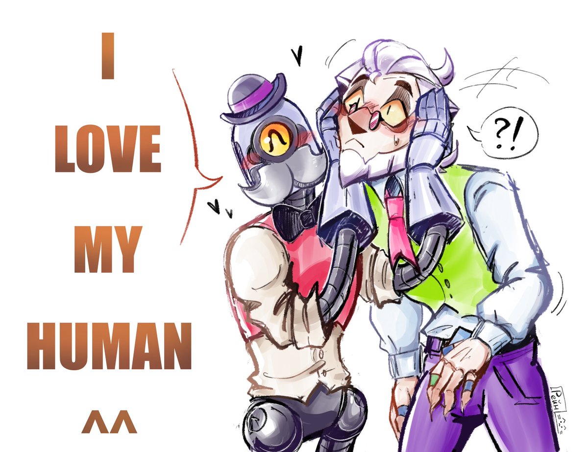 life_is_painn_'s tweet image. He loves his human ♡