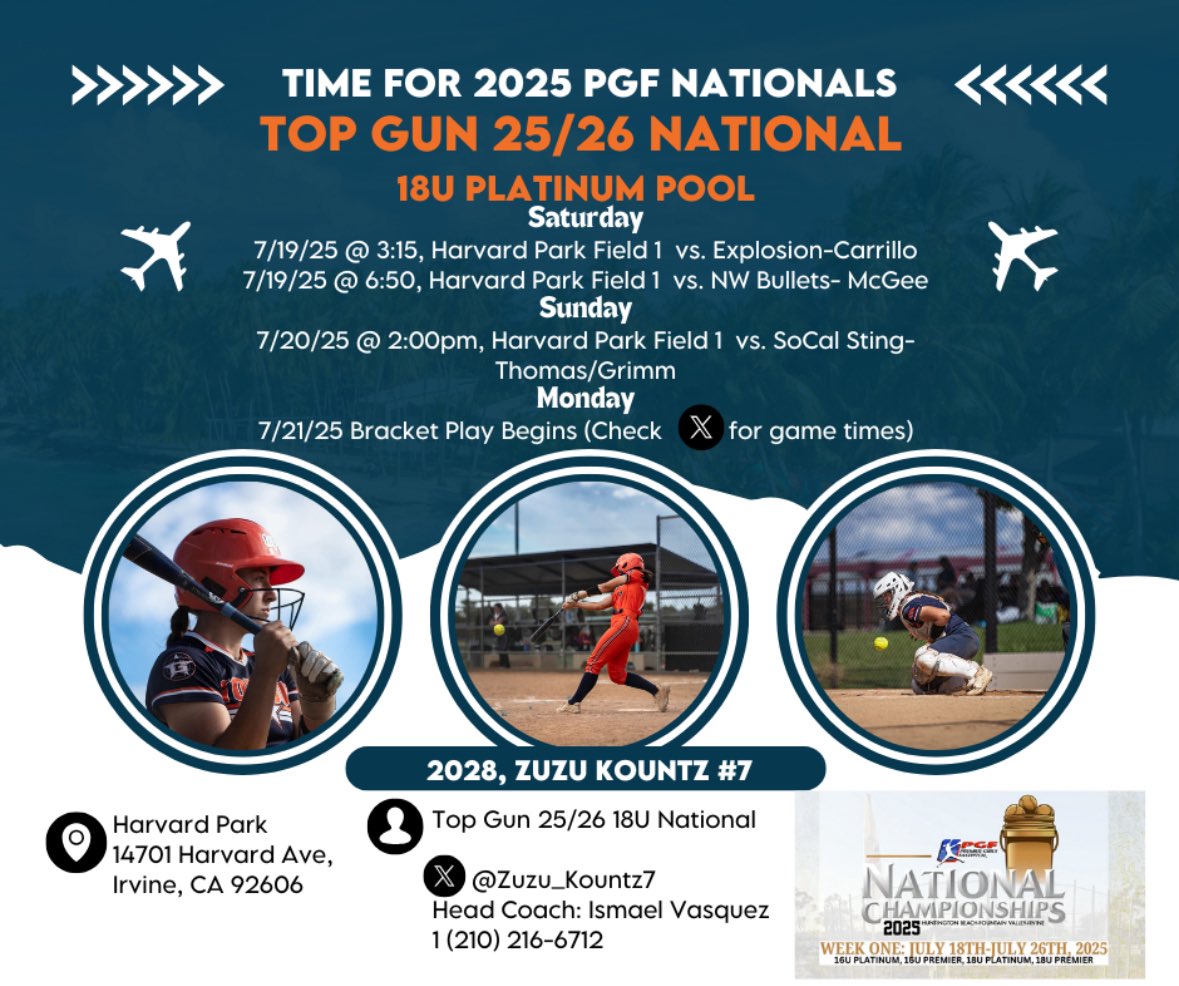Zuzu Kountz (@zuzu_kountz7) on Twitter photo We are in Cali for the last tournament of the season with <a href="/TGANational2526/">Top Gun - 25/26 National</a>! I would love to see you there! We are in Cali for the last tournament of the season with <a href="/TGANational2526/">Top Gun - 25/26 National</a>! I would love to see you there!