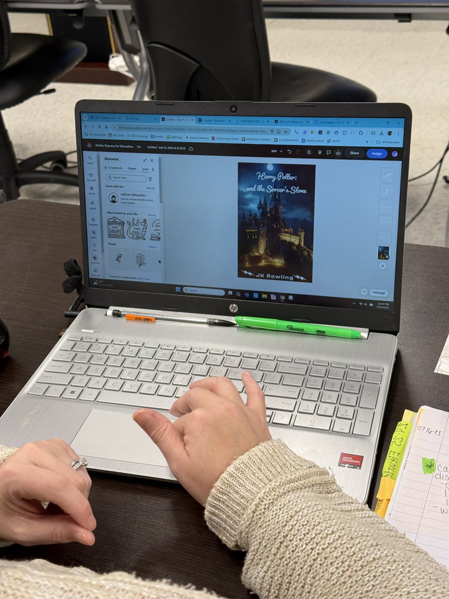 EdTechLori's tweet photo. 2 days. 200+ educators. Endless ideas!

Loved sharing #AdobeExpress at the @WilsonK12Tn Cultivate Conference!
 We explored: ✅ Digital Portfolios 🧠 Formative Assessments ✨ Generative AI 👀 Classrooms for real-time feedback

#AdobeEduCreative #friedfan 
#friedtech https://t.co/fSrI0ZAOGQ