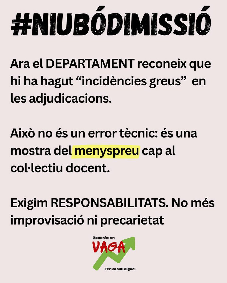 mariauoc's tweet photo. @DocentsEnVaga @conselleraniubo #docentsenvaga #conselleraniubo https://t.co/LAstd6iKUE