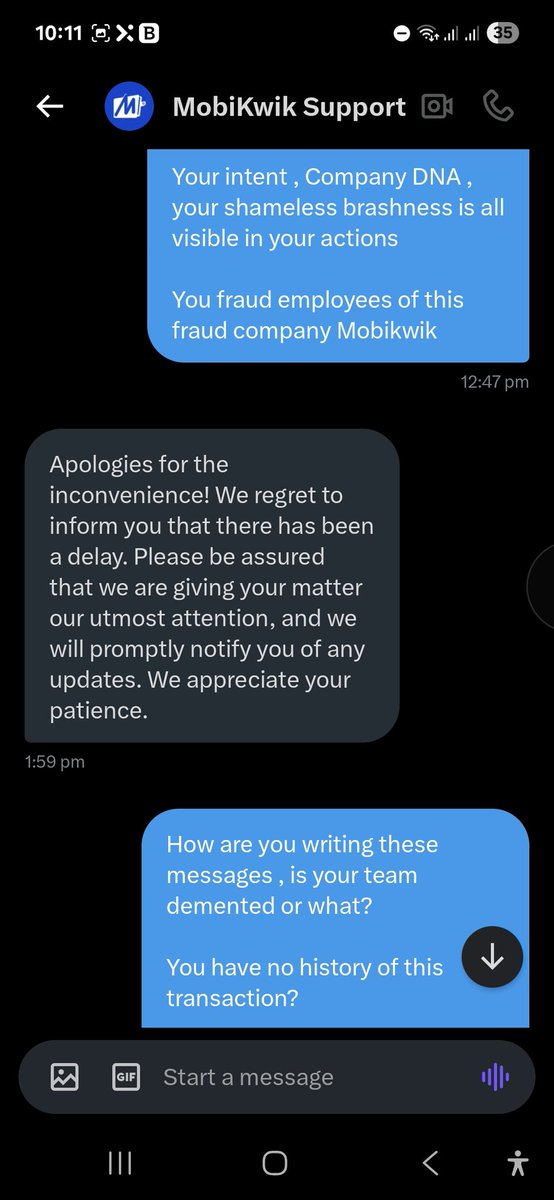MahendraAnkit's tweet photo. @MobiKwikSWAT @MobiKwik @DelhiPolice @RBI @police_haryana @Cybercellindia You cheats  for 4 months you dont know what happened to my money , mobikwik , you defruaded me of my money and now you are covering up your tracks . Your company DNA is to cheats wallet holder . Why do you keep responded , I'm attaching your response to the world to see. Frauds.. https://t.co/HxPCwEcFYc