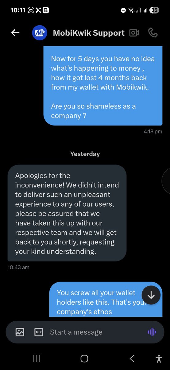 MahendraAnkit's tweet photo. @MobiKwikSWAT @MobiKwik @DelhiPolice @RBI @police_haryana @Cybercellindia You cheats  for 4 months you dont know what happened to my money , mobikwik , you defruaded me of my money and now you are covering up your tracks . Your company DNA is to cheats wallet holder . Why do you keep responded , I'm attaching your response to the world to see. Frauds.. https://t.co/HxPCwEcFYc