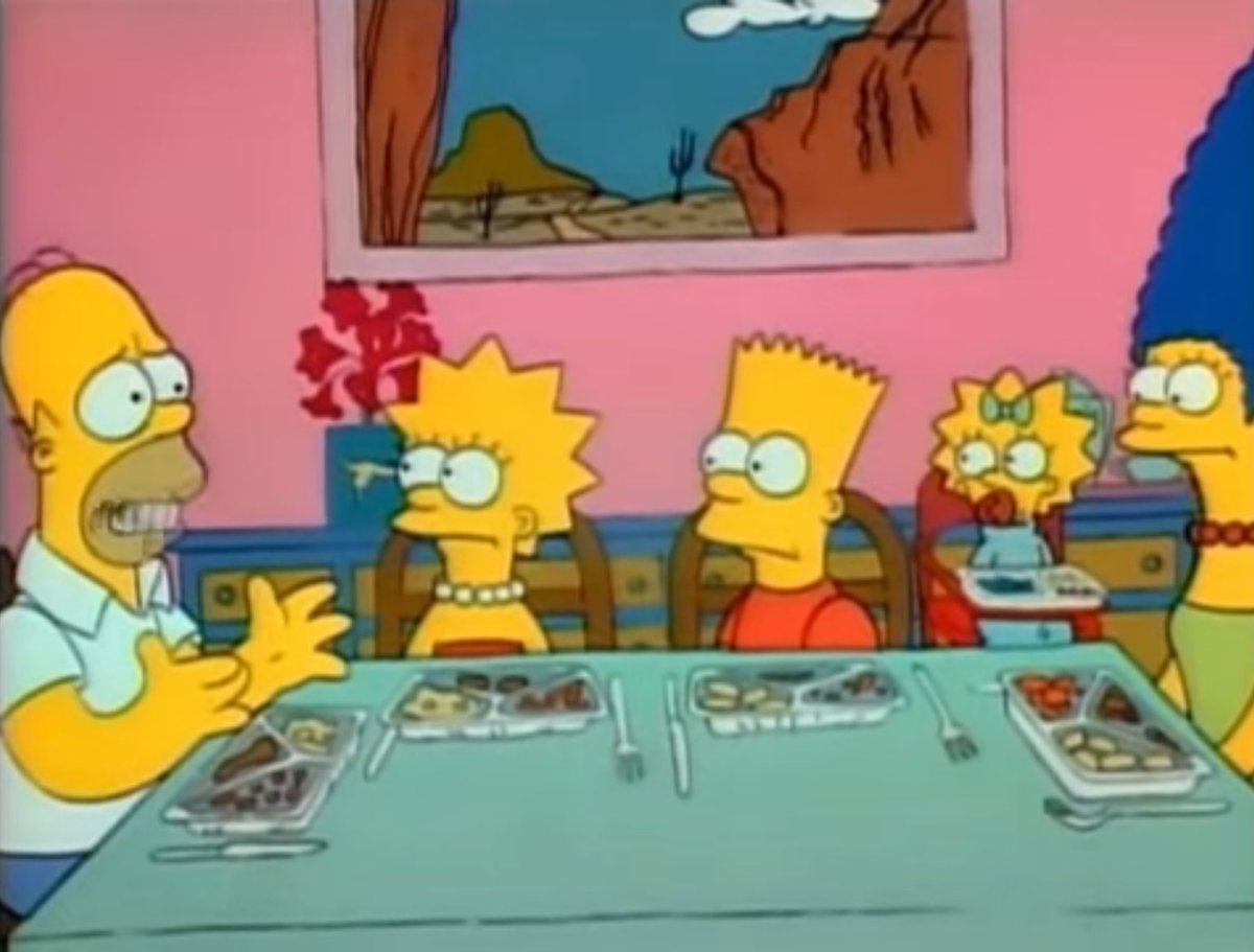 ofComedyHistory's tweet image. “I’m sorry Marge, but sometimes I think that we’re the worst family in town.”
“Maybe we should move to a larger community.”