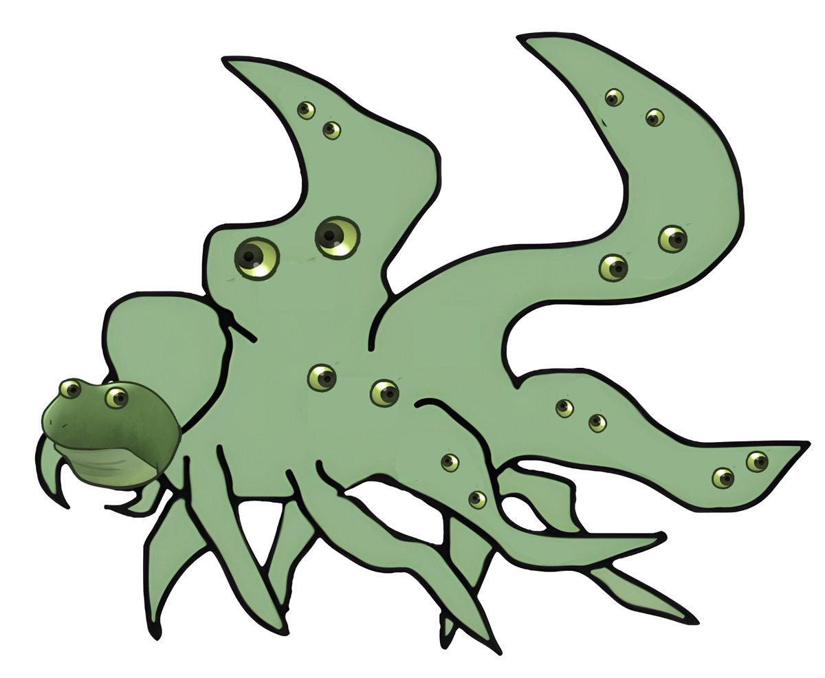 raymonzhang1001's tweet image. New tentacles in the shoggoth world #froge