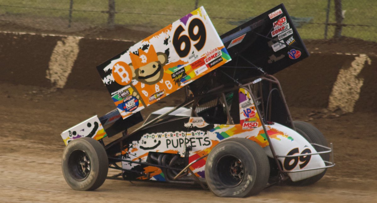 So awesome seeing the #bitcoin community put this together for Tyler Walker at #eldora, Cant wait to see Tyler hammer down again tonight for the #KingsRoyal 👊