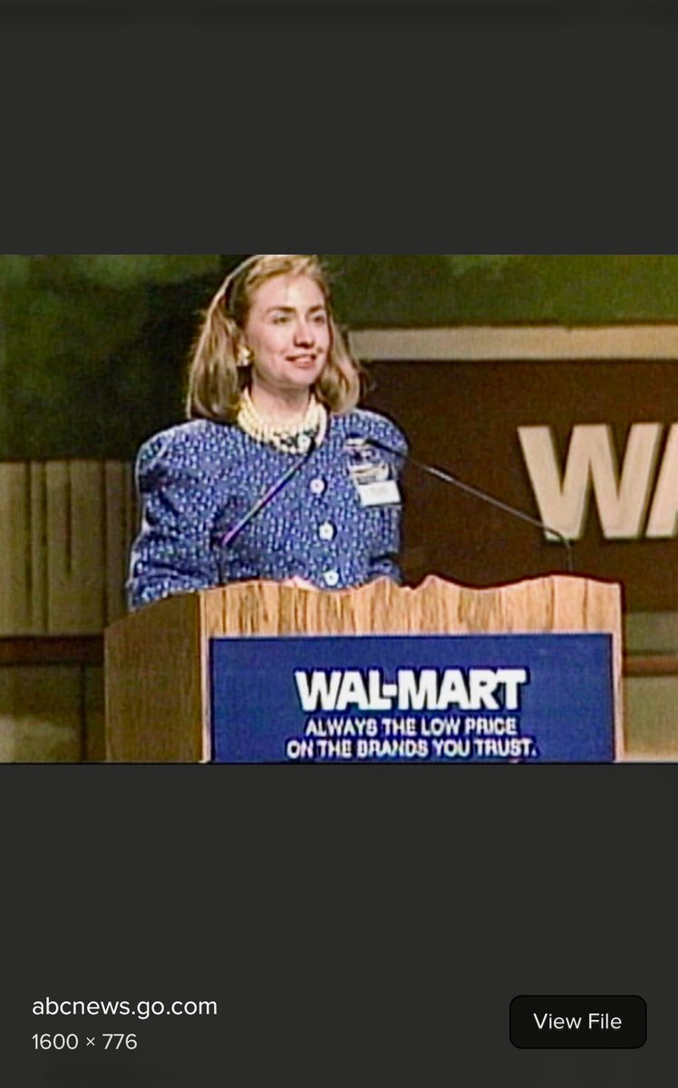 💥☝🏼Please NEVER forget that Hillary was on the board of directors for Walmart during the duration of Bill Clinton’s governorship and during the building of FEMA camps and tunnels underneath along with Evergreen, transportation of traffic children. Guillotine were bought on a