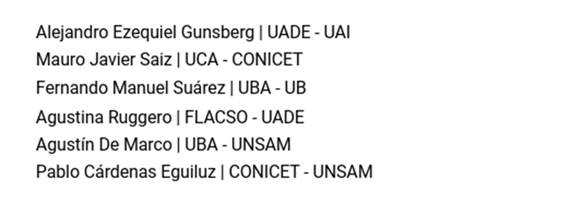 En Teoría y Filosofía Política

👉 Agustín De Marco (<a href="/agustindmuba/">Agustín De Marco</a>)

Reflexionan sobre multiculturalismo, comunitarismo y biopolítica.