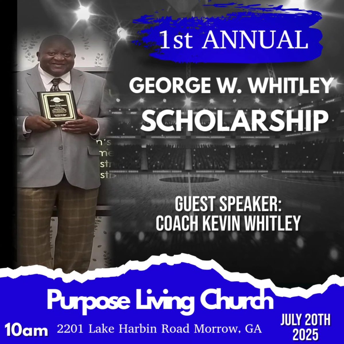 Come join us tomorrow as we honor my father’s legacy! My family really appreciates the support during this time and your kindness will never be forgotten! If you would like in any way to support our scholarship fund please reach out! Much love