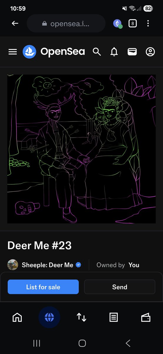 Thank you ElmonX for this 1/1 artwork !!! <a href="/elmonx_official/">ElmonX</a> <a href="/jacobelmon/">Jacob Elmon</a>