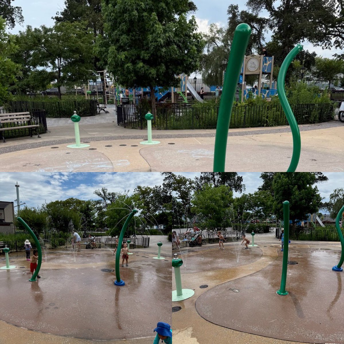 AlecBrookKrasny's tweet image. Very happy to report that the spray showers (sprinklers) are working again in Asser Levy Park! Thank you NYC Parks and Brooklyn Commissioner Maher for your immediate response. It's wonderful to see children having fun and enjoying summer in the park.