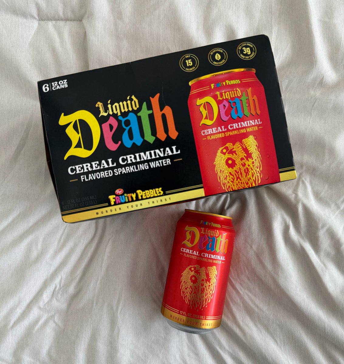 Always a sucker for the new stuff
<a href="/LiquidDeath/">Liquid Death</a> absolutely nailed it again