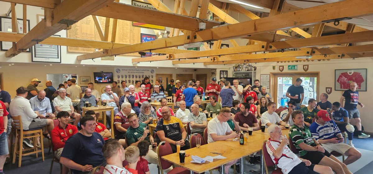 Full house for the 1st test #letsgo #LionsTour2025 🍻🍻🏉