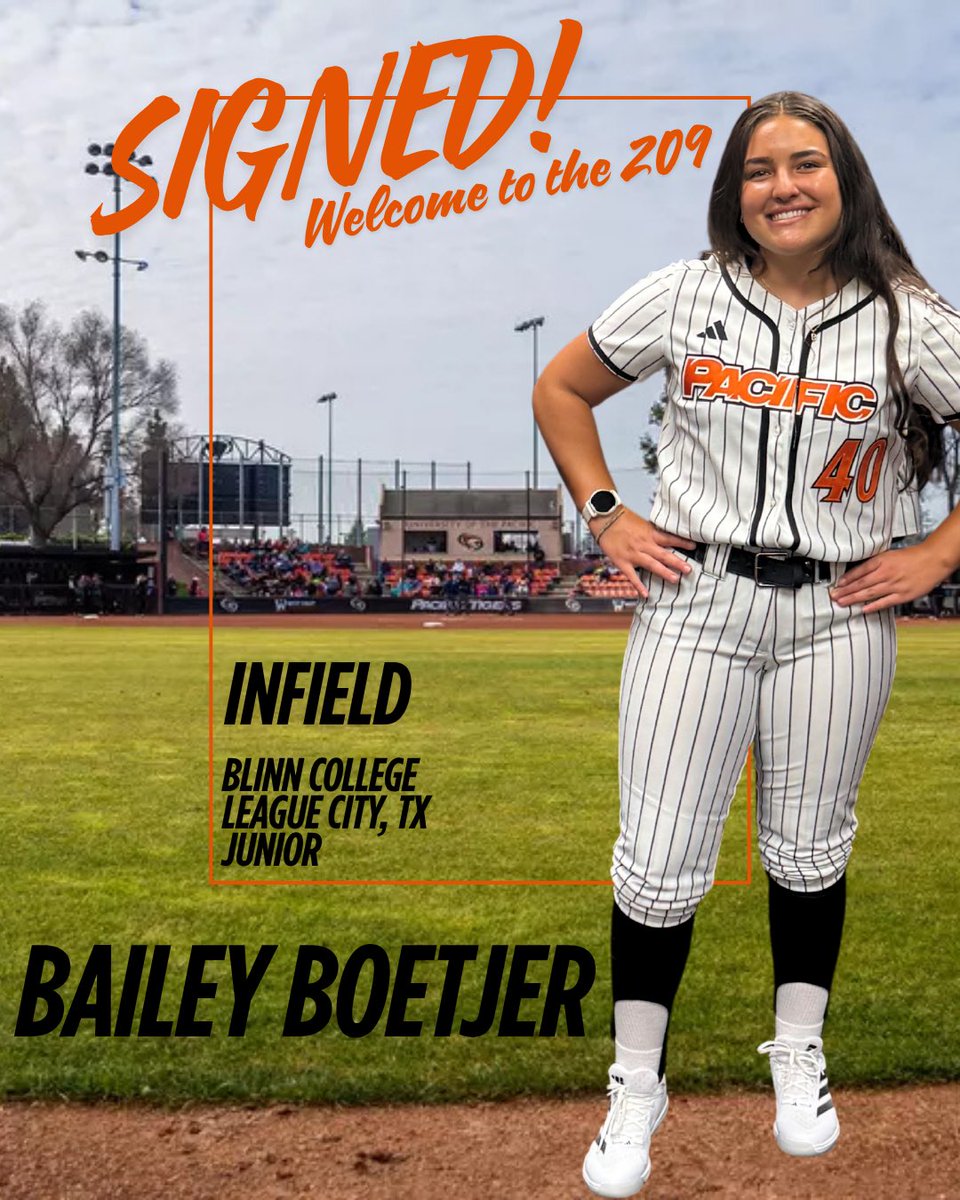 Another one ✍️ 😎 From the Lonestar state to the Golden state, welcome Bailey Boetjer to the Pacific family!