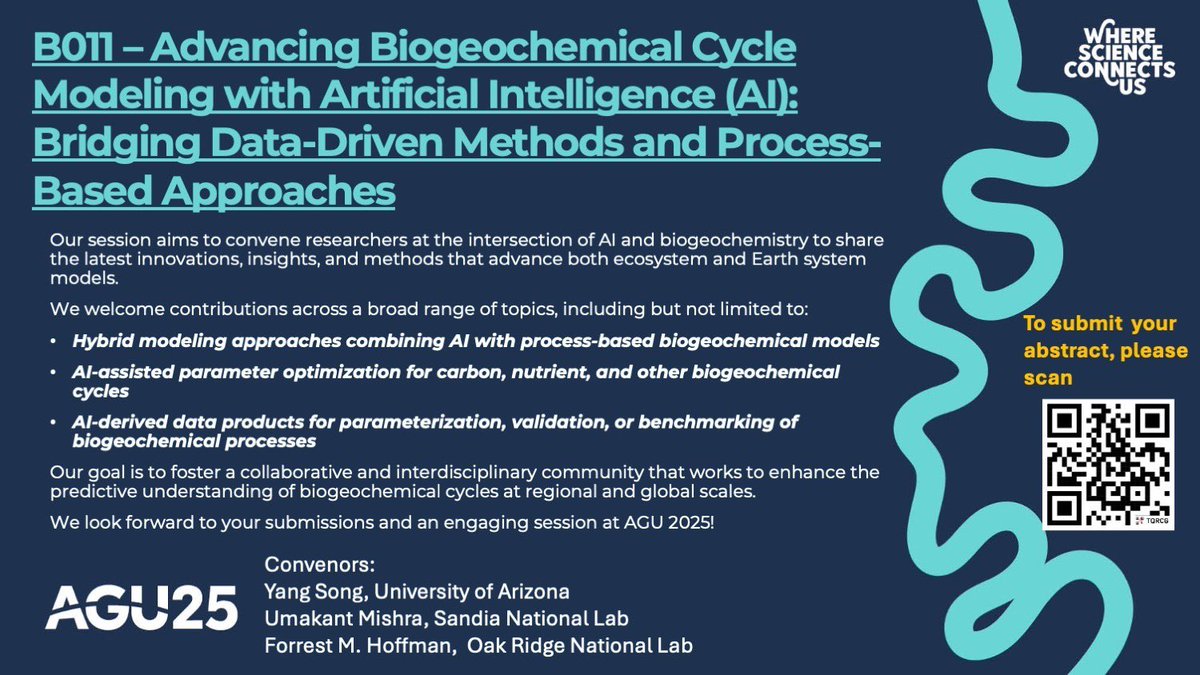 Yang Song (@chopinzi) on Twitter photo We are excited to invite you to submit an abstract to our AGU 2025 fall meeting session B011. agu.confex.com/agu/agu25/prel… <a href="/theAGU/">AGU (American Geophysical Union)</a> <a href="/AGUbiogeo/">AGU Biogeosciences</a> We are excited to invite you to submit an abstract to our AGU 2025 fall meeting session B011. agu.confex.com/agu/agu25/prel… <a href="/theAGU/">AGU (American Geophysical Union)</a> <a href="/AGUbiogeo/">AGU Biogeosciences</a>