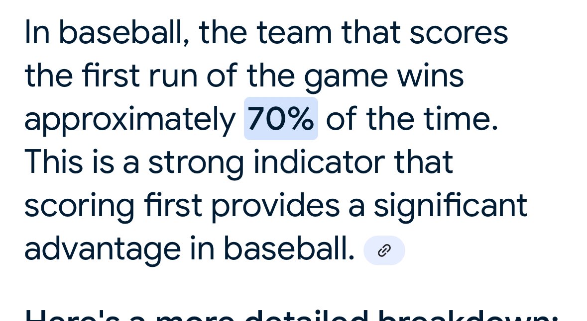 TonyMassarotti's tweet image. In light of yesterday’s discussion on the show, this puts basically 70% of the responsibility for yesterday‘s loss on the starting pitcher.
