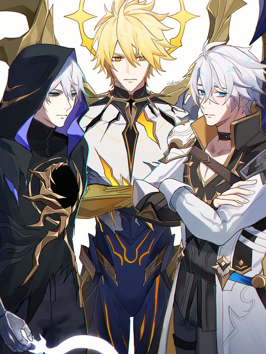 sviteer's tweet image. Which one of us will you choose?🤭
#HonkaiStarRail #hsrcreators #hsrfanart #Phainon