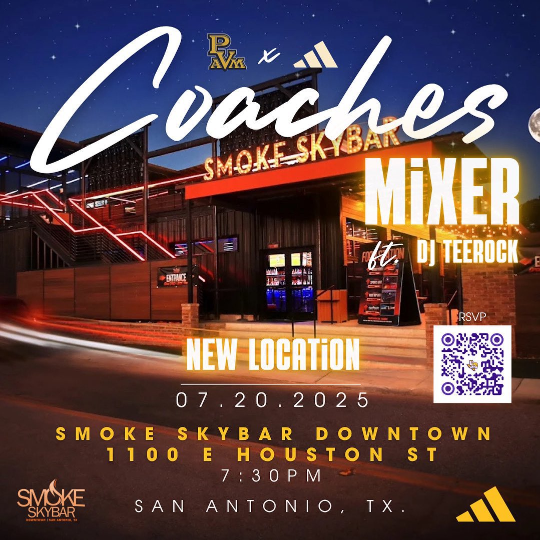 PVAMUDBcoach's tweet image. Pull Up tomorrow. Vibes, DJ spinning. Come see what we building