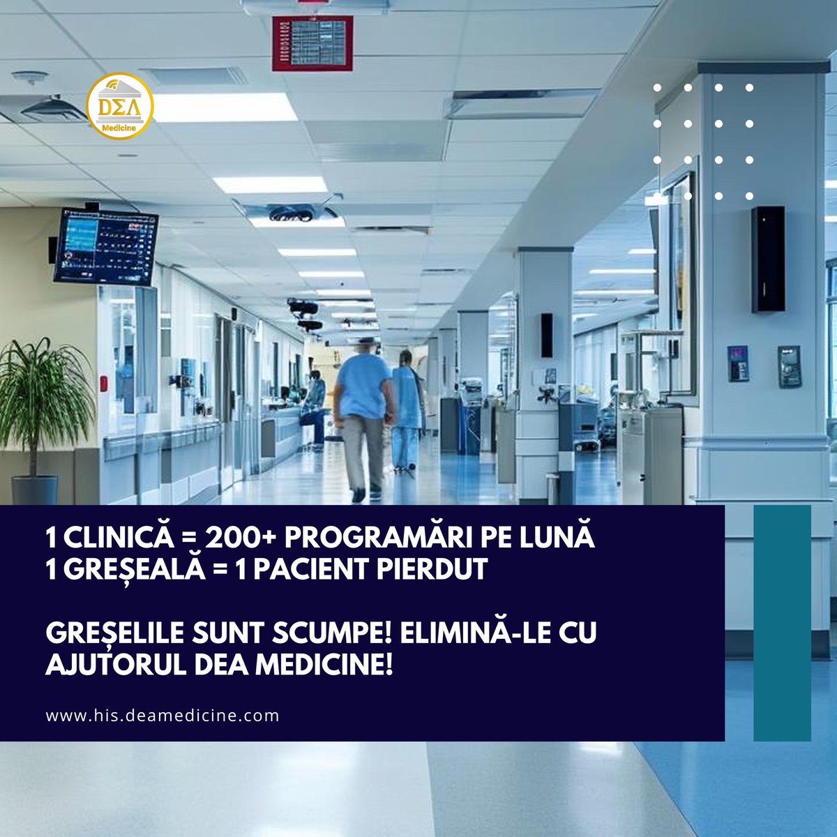 DeaMedicine's tweet photo. 💡 DEA Medicine automatizează programările și îți salvează pacienții — și veniturile.
🔧 Testează DEA Medicine și transformă haosul administrativ în eficiență totală.
#administrativ #clinica #spital #software #softmedical #medical #programari #pacienti #management https://t.co/mt1UH0hvgB