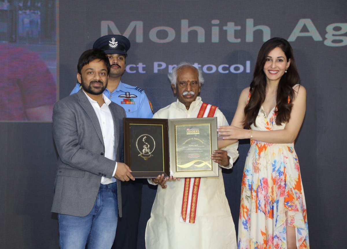 Mohith // (@mohithagadi) on Twitter photo <a href="/Dattatreya/">Bandaru Dattatreya</a> Sir <a href="/Dattatreya/">Bandaru Dattatreya</a>, I congratulate you on completing your tenure as Haryana’s Governor! Your farewell post today reflects your remarkable service and inspiration.
Though I hail from outside Haryana, I was deeply honored to receive the “Entrepreneur of the Year Award” at The <a href="/Dattatreya/">Bandaru Dattatreya</a> Sir <a href="/Dattatreya/">Bandaru Dattatreya</a>, I congratulate you on completing your tenure as Haryana’s Governor! Your farewell post today reflects your remarkable service and inspiration.
Though I hail from outside Haryana, I was deeply honored to receive the “Entrepreneur of the Year Award” at The