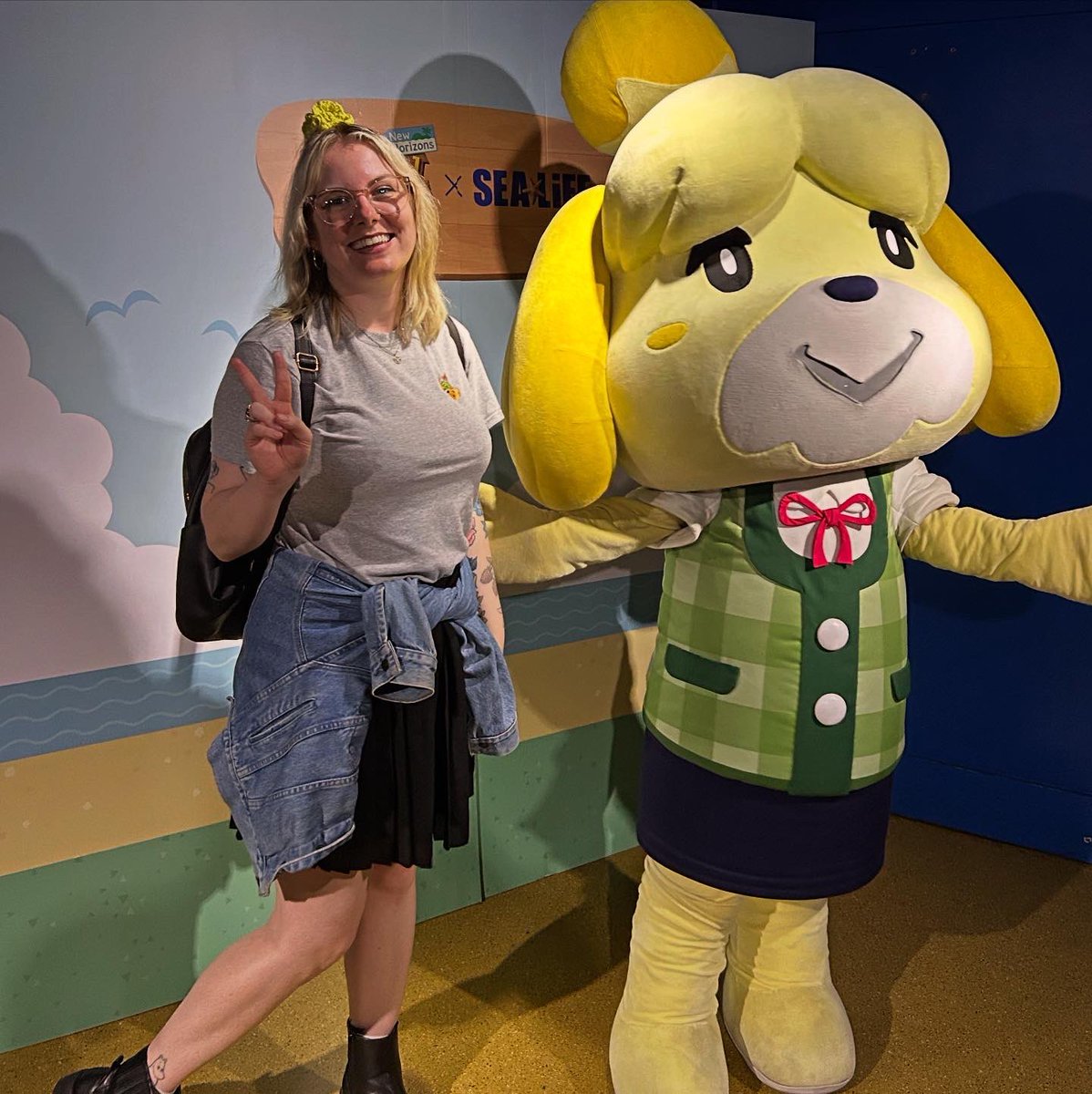 charlubby's tweet image. went to the animal crossing x sea life exhibition and had a WHALE of a time ha ha
