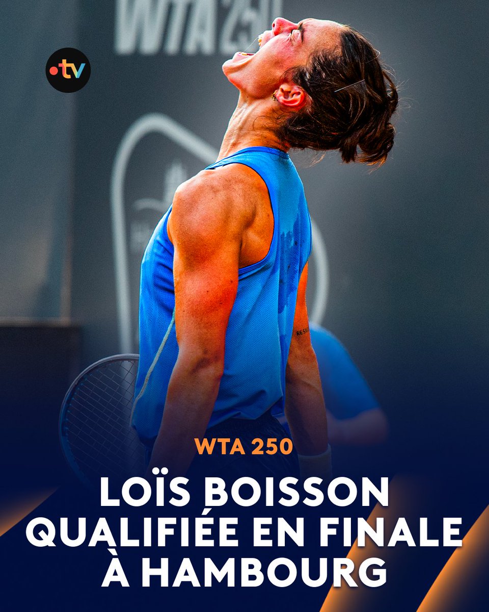 🎾#WTA | 🇫🇷 Loïs Boisson se hisse en finale à Hambourg après sa victoire face à Dayana Yastremska (6-1, 7-6) !

➡️ Elle affrontera la Hongroise Anna Bondar en finale ce dimanche, avec l’espoir de décrocher un premier titre sur le circuit principal.
