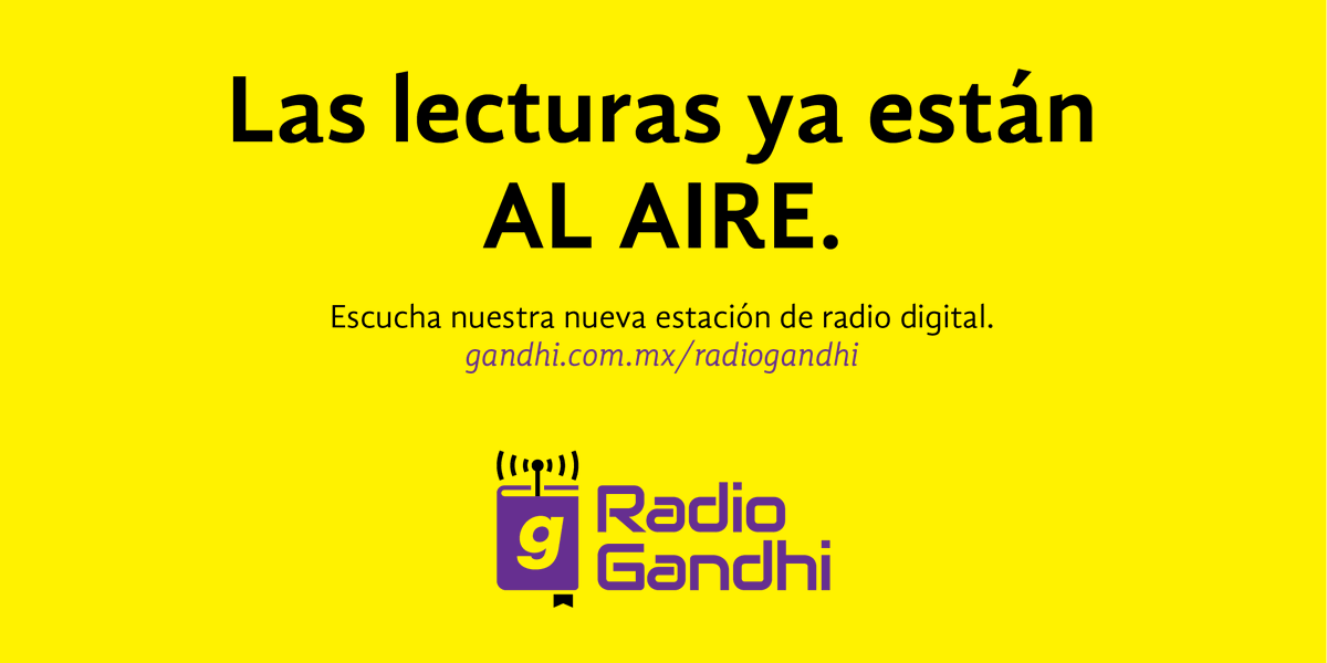 Le trajimos serenata a tu narrador interior. #RadioGandhi

gandhi.com.mx/radiogandhi