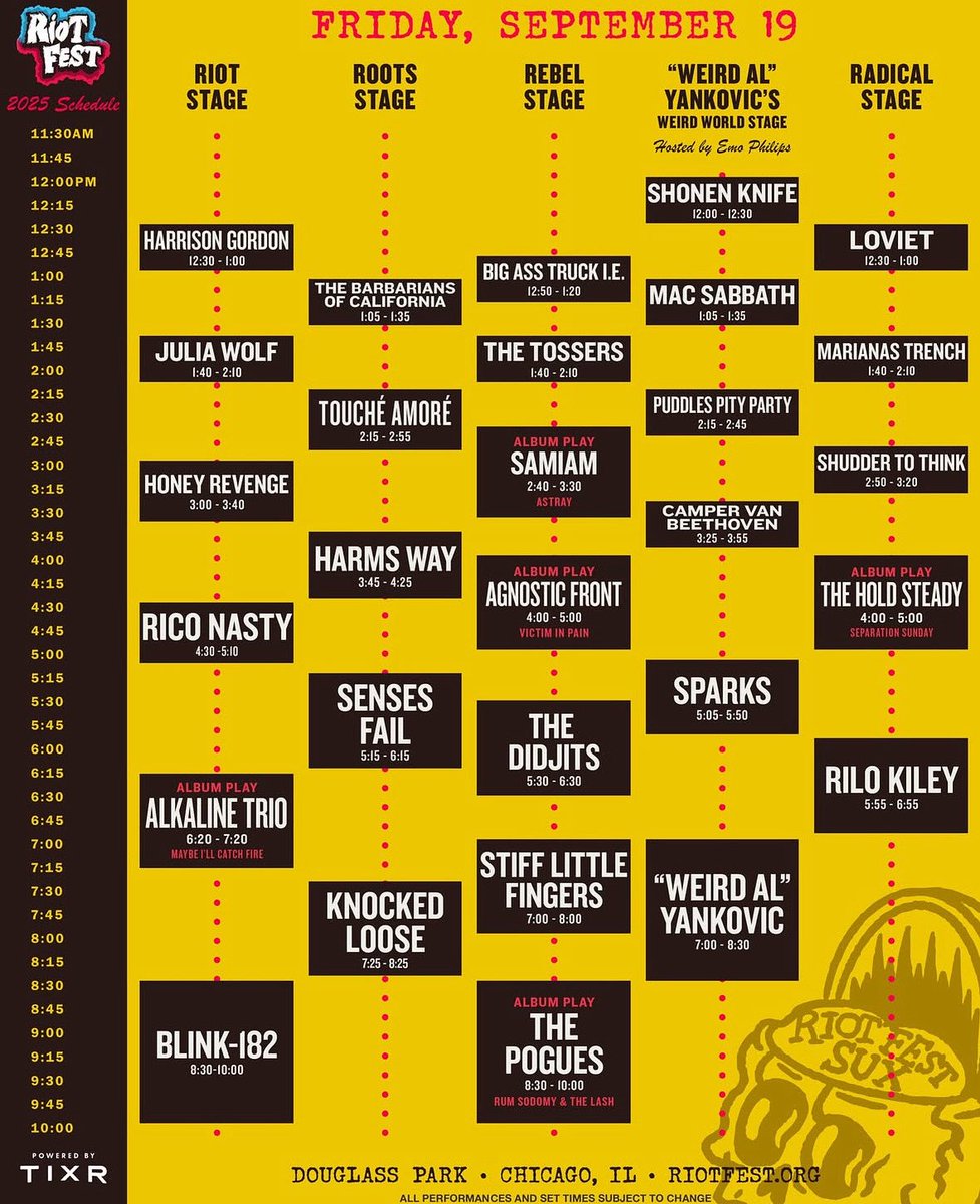 🎉✨SHONEN KNIFE U.S. TOUR KICKS OFF IN JUST 2 MONTHS! ✨🎉

 First show: September 19 - Chicago Riot Fest!