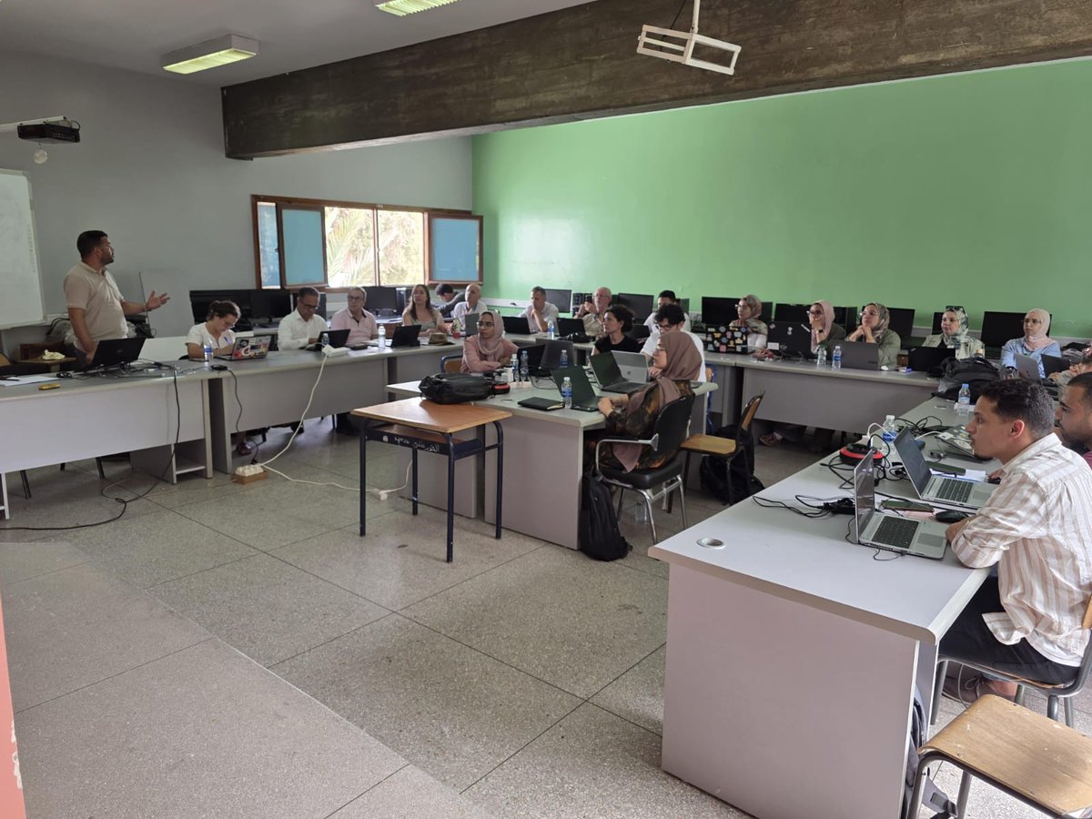 STadoumant's tweet photo. 🌍 Participated in the Water4Med Annual Meeting &amp; Remote Sensing Summer School (July 14–18, 2025) at the Faculty of Sciences, Agadir 🇲🇦.
A week of knowledge exchange on climate-driven water scarcity &amp; hydrological extremes across the Mediterranean! 🌊💧 https://t.co/MnvQu2vtZN