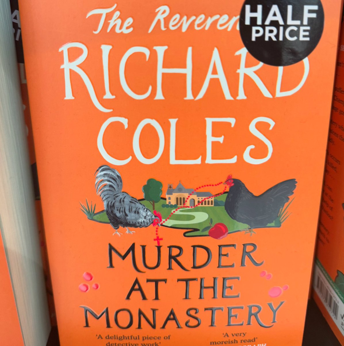 davodiv's tweet photo. A charming, slow-burn mystery set in a quiet monastery — full of wit, whispers, and a dead body in the cloisters. ✝️🔍
Cozy, clever, and deeply English.
⭐ 3.8/5
#XReads #MurderAtTheMonastery #CozyCrime https://t.co/Z9mW6tPvJK