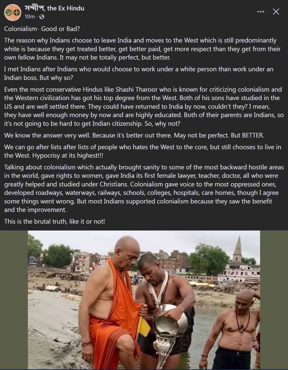 BruceDGilley's tweet image. India's bombastic anti-colonial/anti-Western politician Shashi Tharoor's sons both live in the United States. Hating the West and then choosing to live there is rich for anyone, but especially for Tharoor's family. South Asian radicals in Western universities are no different.