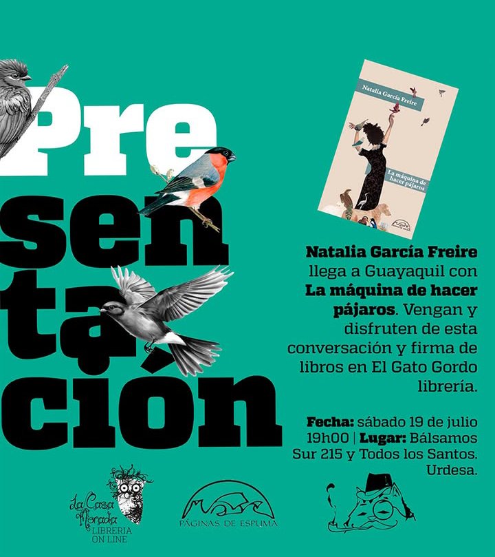 Gente linda de Guayaquil hoy presentamos la maquinita en El Gato Gordo con <a href="/casamoradaEC/">Casa Morada</a>

Vengan 💖

<a href="/laana_maria/">amarushina</a> gracias por el espacio 🐦