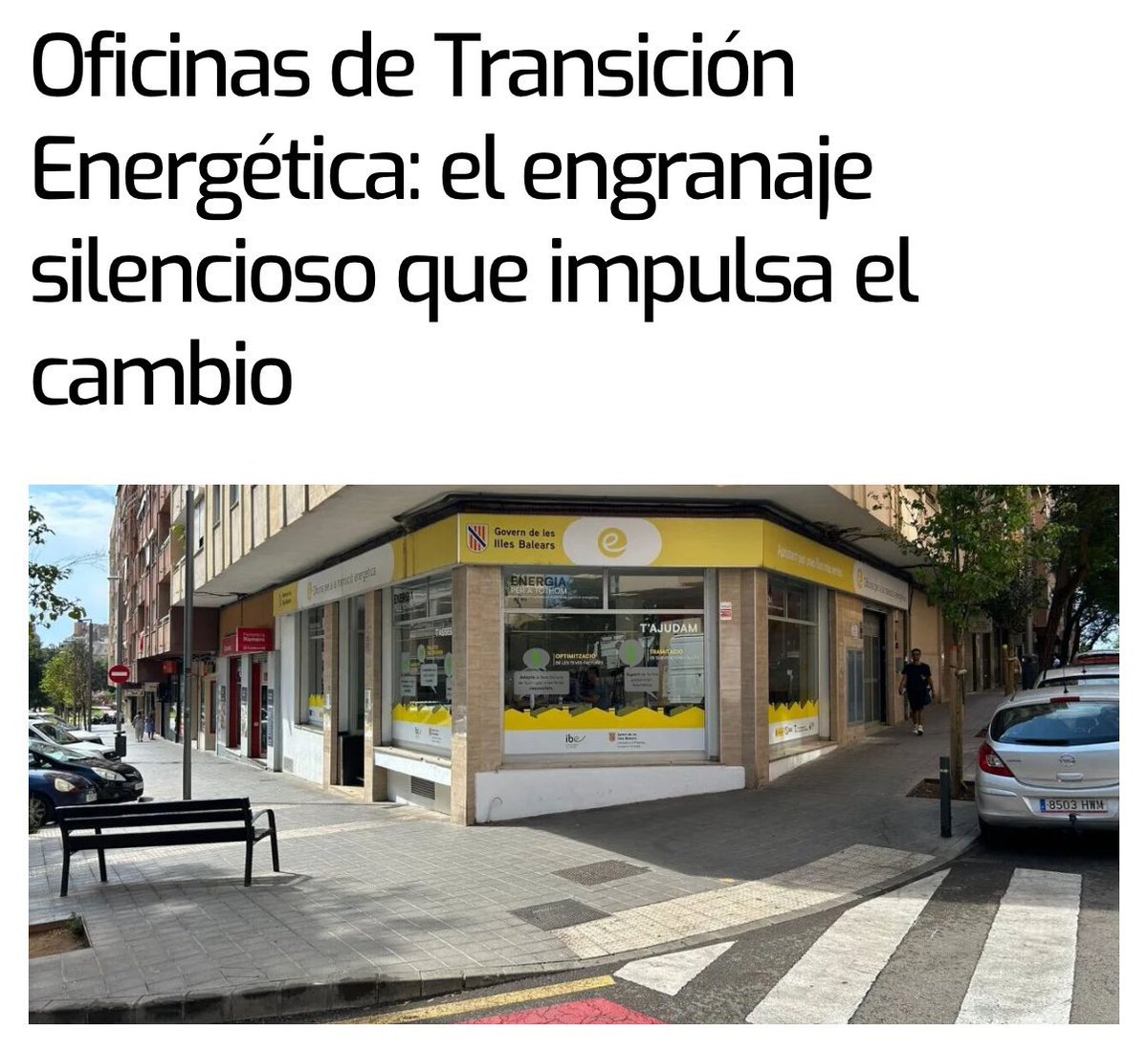 Marga Prohens (@margaprohens) on Twitter photo 🔆 Prop de 9.000 ciutadans han estat atesos en el que duim d’any per les Oficines de Transició Energètica del <a href="/ibe_goib/">Institut Balear de l'Energia</a>, més de 5.000 de manera presencial, per rebre assessorament sobre autoconsum energètic, ajudes a instal•lacions o mobilitat elèctrica.
Una gran notícia que 🔆 Prop de 9.000 ciutadans han estat atesos en el que duim d’any per les Oficines de Transició Energètica del <a href="/ibe_goib/">Institut Balear de l'Energia</a>, més de 5.000 de manera presencial, per rebre assessorament sobre autoconsum energètic, ajudes a instal•lacions o mobilitat elèctrica.
Una gran notícia que